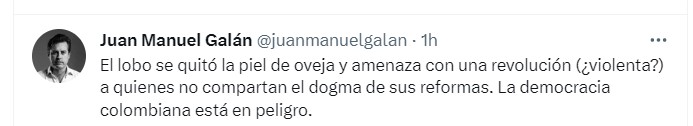  - “Petro te lo juro que no te tenemos miedo”: Reacciones al discurso en el balcón