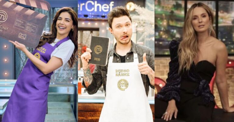 MasterChef Celebrity, canal RCN, Laura Barjum, Diego Sáenz y Claudia Bahamón - El piropo de Claudia Bahamón a Diego Sáenz en MasterChef