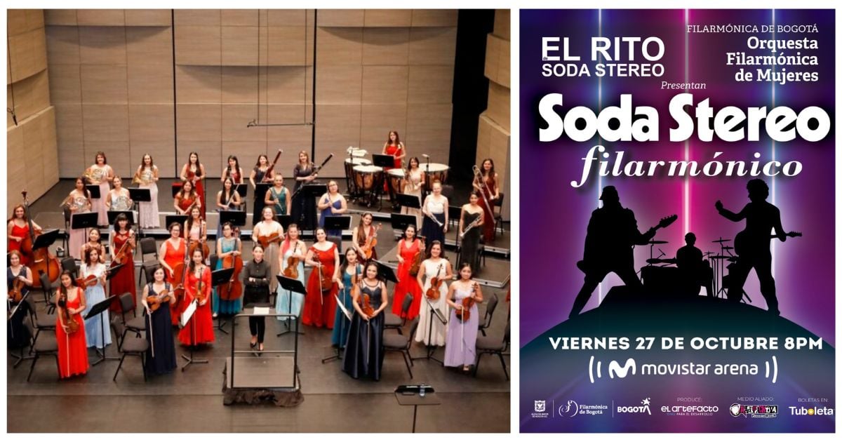 Soda Stereo Filarmónico: el nuevo show de la banda tributo El Rito y la Orquesta Filarmónica de Mujeres