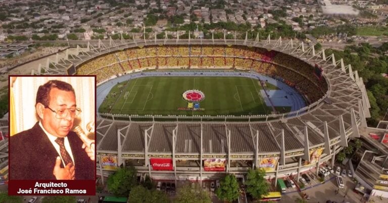 José Francisco Ramos Estadio Metropolitano de Barranquilla - El arquitecto quien hizo el estadio Metropolitano de Barranquilla, la casa de la selección