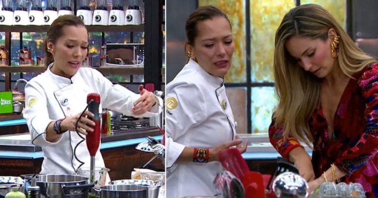 masterchef - El accidente de MasterChef que puso a Claudia Bahamón a cocinar, hubo lagrimas y sangre