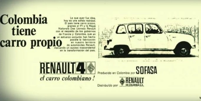  - Los años en los que el Renault 4 era el carro favorito de los colombianos