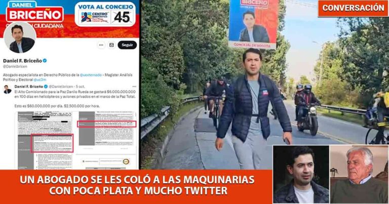 Daniel Briceño - Cómo logró un bogotano meterse al Concejo a punta de denuncias contra Petro en Twitter