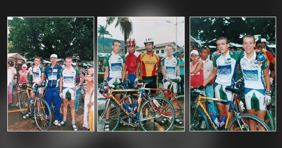  - Las fotos de Rigo en la Clásica de Urrao que se ganó, el mismo ciclista las desempolvó