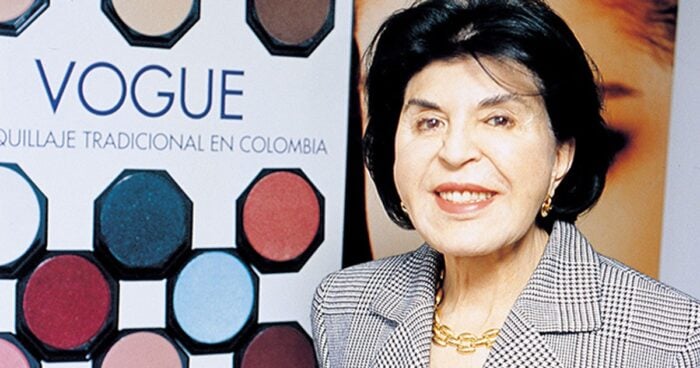  María Minerva Cortés de Chaves, fundadora de Vogue - Vogue, la famosa marca de cosméticos que empezó en un pequeño laboratorio de Bogotá