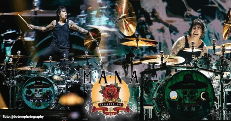 Maná - Alex González, el colombiano nacido en Miami que conquista estadios del mundo como baterista de Maná