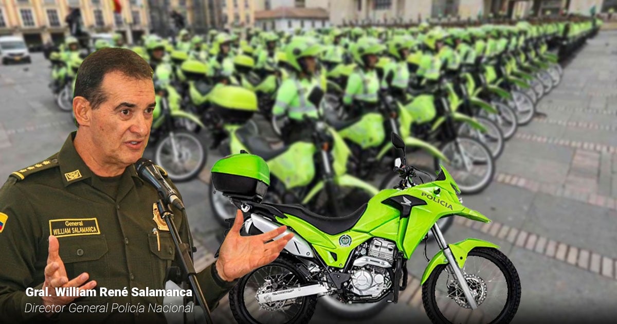 La marca de motos a la que la Policía de Colombia le apuesta para perseguir bandidos