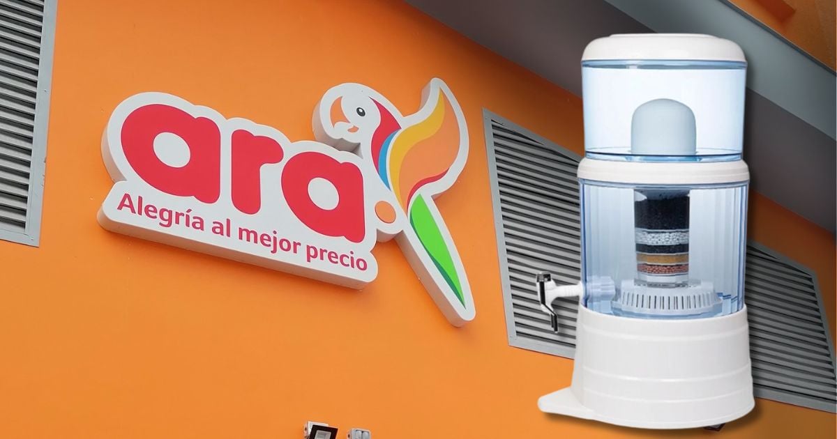 El purificador de agua del Ara perfecto para los días de racionamiento; cuesta $60 mil