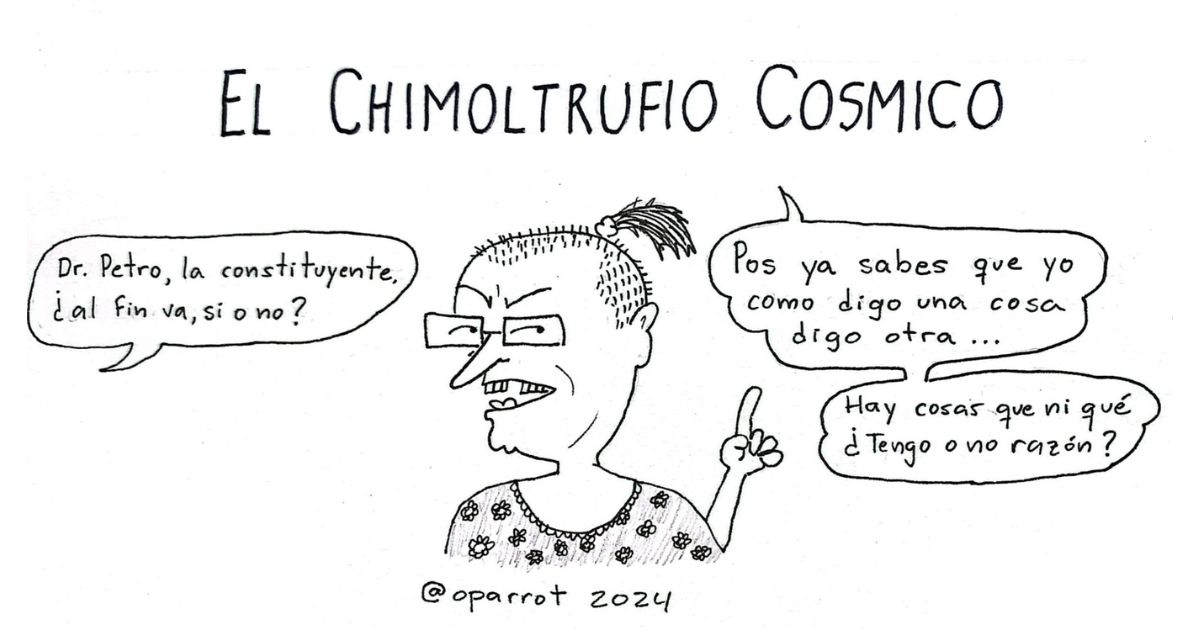 Caricatura: El Chimoltrufio cósmico