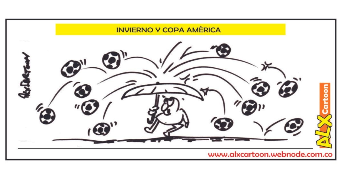 Caricatura: Invierno y Copa América