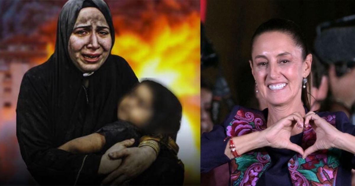 La nueva presidenta de México Claudia Sheinbaum no ha condenado el genocidio sionista de Gaza.