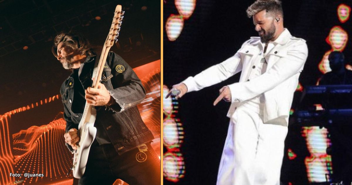 El día que Juanes y Ricky Martin se unieron para cantar una de las canciones más grandes del rock latino