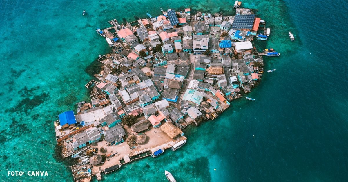 Así viven más de 800 personas en la pequeña isla colombiana que es la más densamente poblada del mundo
