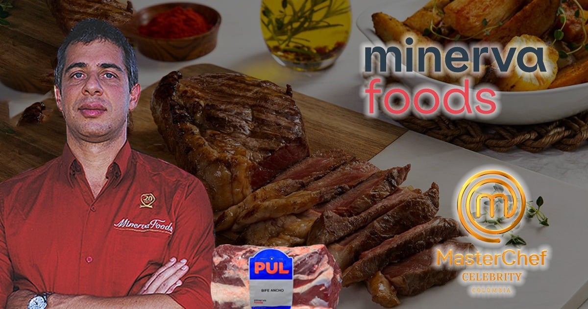 Los brasileños exportadores de carne de Minerva Foods van a estar en MasterChef, la joya de RCN