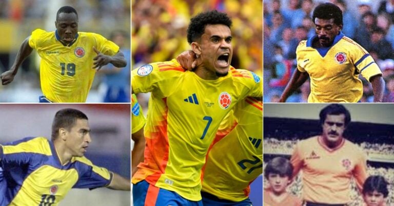 Goleadores colombianos en la Copa América Luis Díaz selección Colombia - Así está la tabla de goleadores colombianos en la Copa América; Lucho se codea con históricos