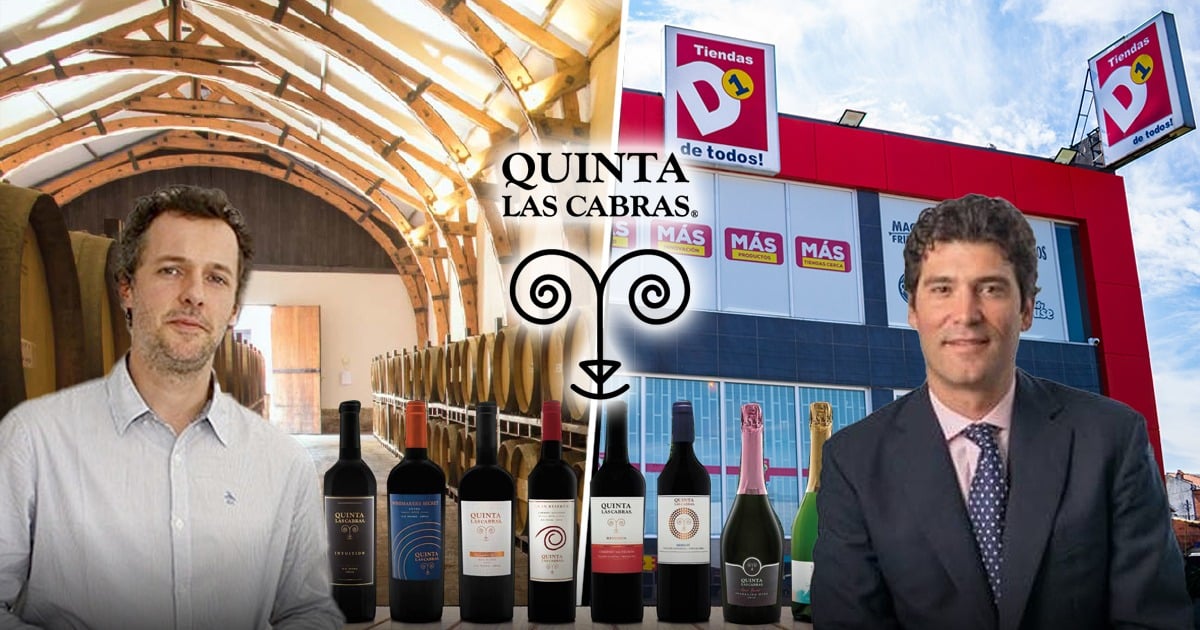 ¿Quiénes producen el vino chileno que vende D1 con el sello Quinta Las Cabras?