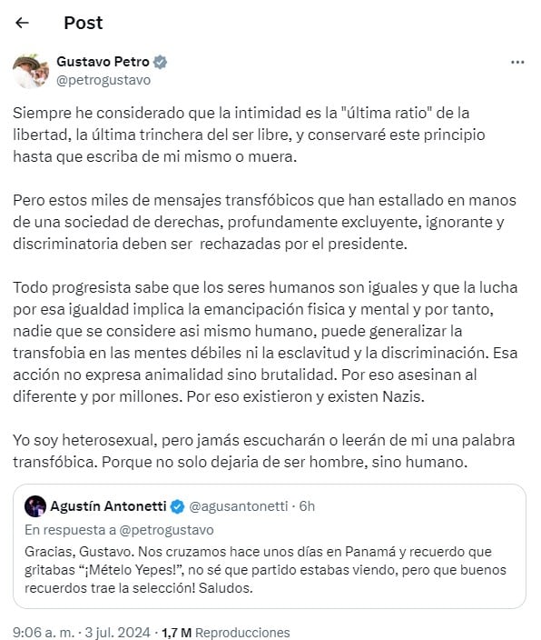  - La defensa de Petro frente al video en Panamá en el que se le vio acompañado