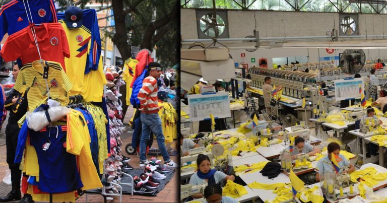 camisetas de la selección colombia - Así funciona una fábrica pirata de camisetas de la selección Colombia