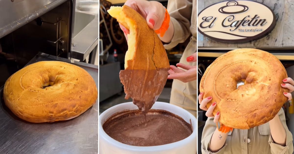La cafetería en Medellín con el pan de queso y el pandebono más grandes de Colombia; son tamaño XL