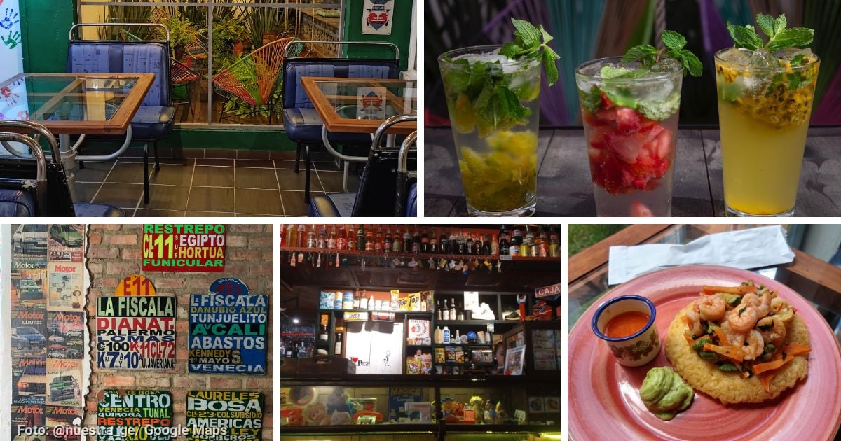 El restaurante en Bogotá que lo hará sentir en los años 80: buenas comida y buenos precios