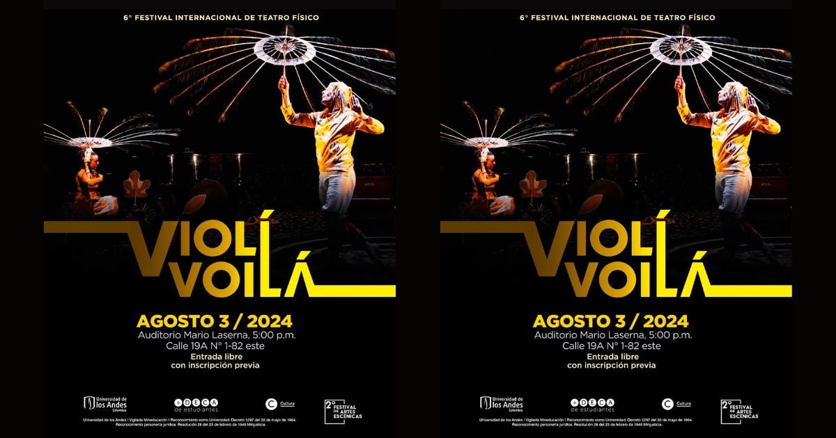 El 6to Festival de Teatro Físico y Audiovisual de Uniandes abre con Violí Voilá