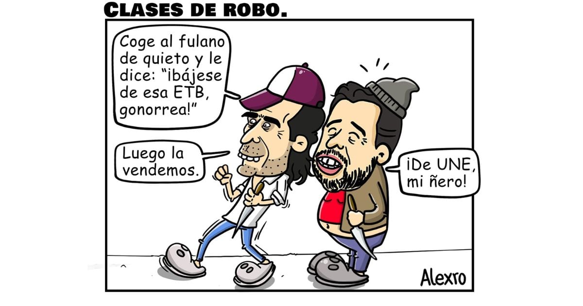 Caricatura: Clases de robo