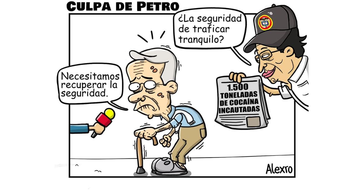 Caricatura: La culpa de Petro