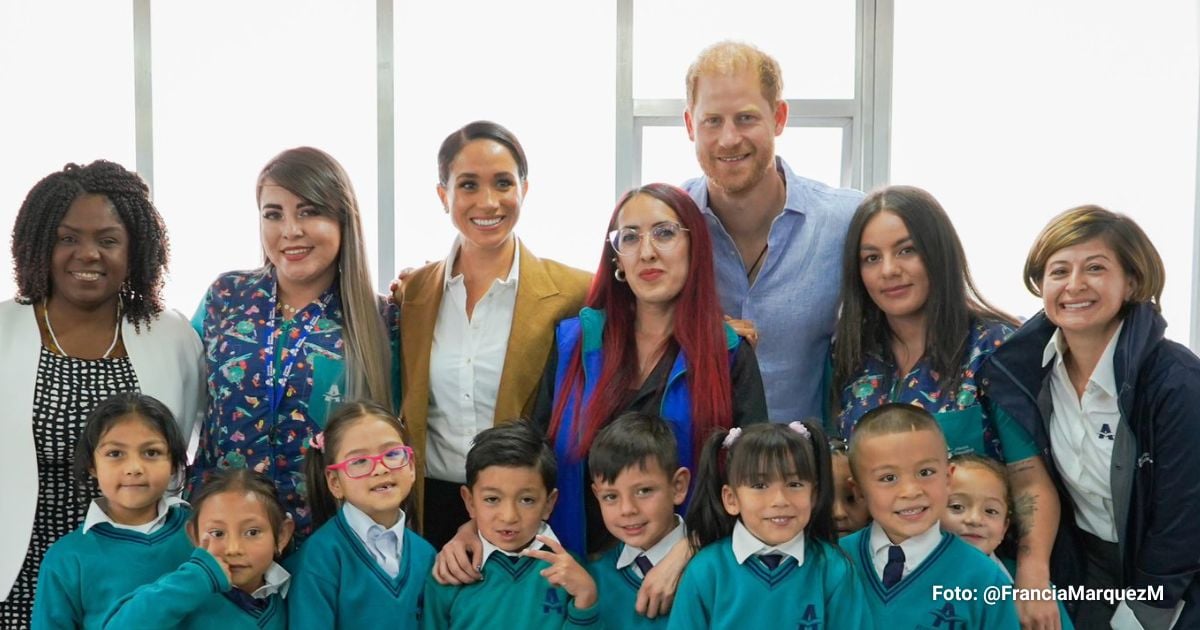 El colegio público La Giralda donde estudio Daniel Briceño recibió a los Duques de Sussex