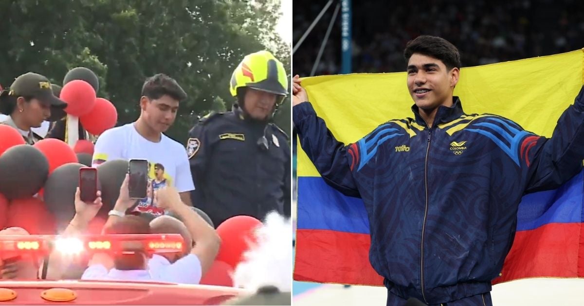 Así fue el apoteósico recibimiento a Ángel Barajas en Cúcuta tras su mítica medalla de plata en París