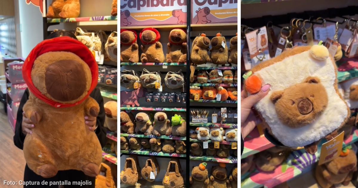 Los populares peluches y bolsos de Chigüiro que puede comprar en Yoi desde $24 mil