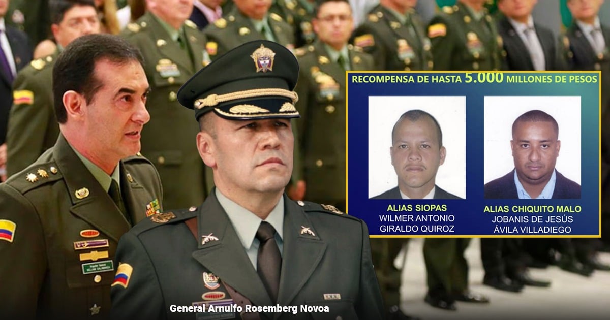 El general al que le tocó la tarea de capturar a Chiquito Malo, el duro del Clan del golfo