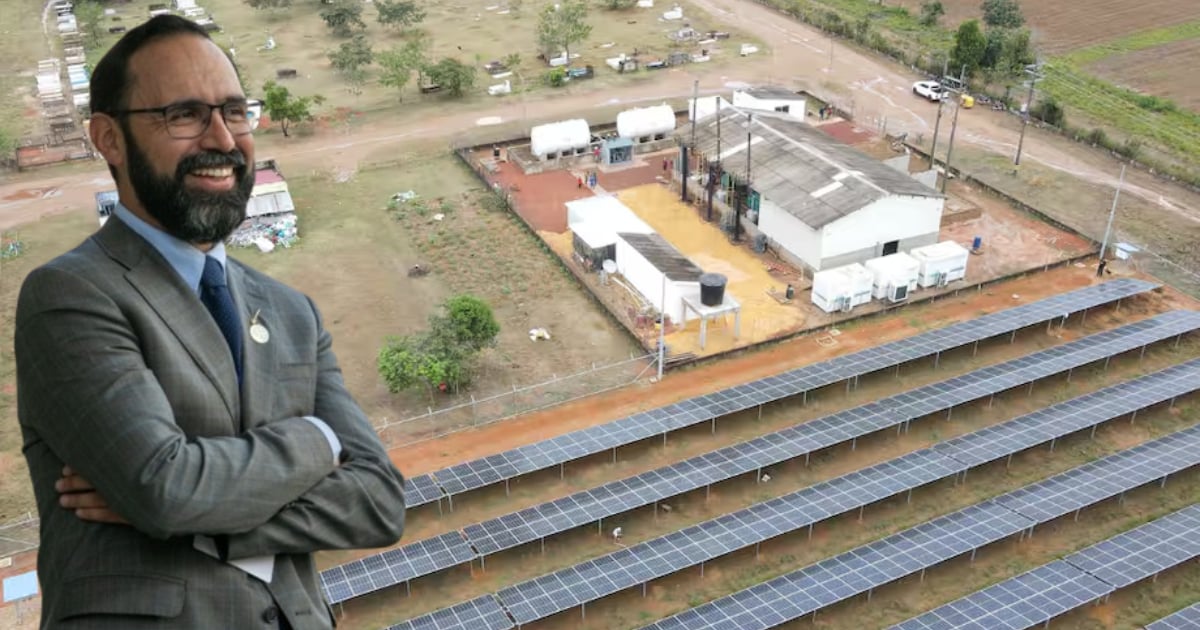 Cumaribo, el municipio más grande de Colombia ahora tiene luz y energía con más de 3 mil paneles solares