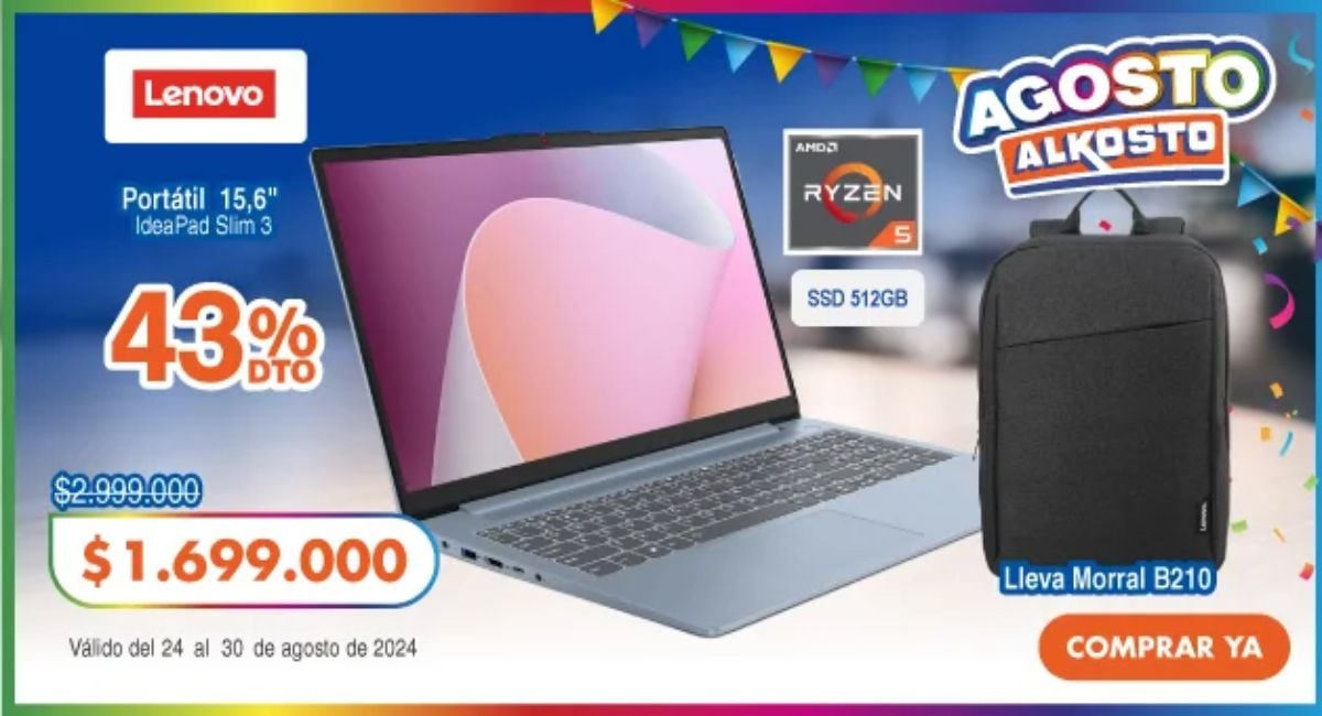 Descuentos de Alkosto Computador Portátil - Descuentos de Alkosto: el computador portátil que viene con regalo incluido; ahorra más del millón