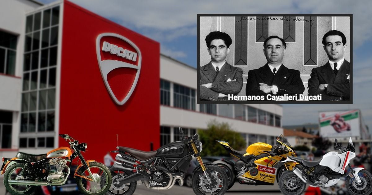 La familia que se inventó Ducati, la marca de motos italiana con la que muchos sueñan