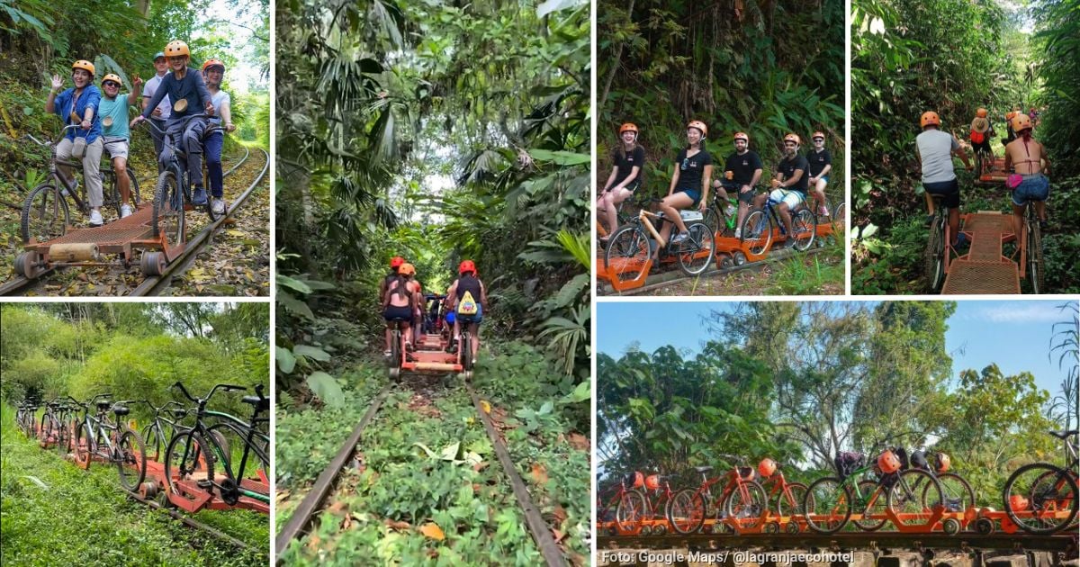 Así puede conocer el bici-riel en el Quindío y recorrer la naturaleza del eje cafetero