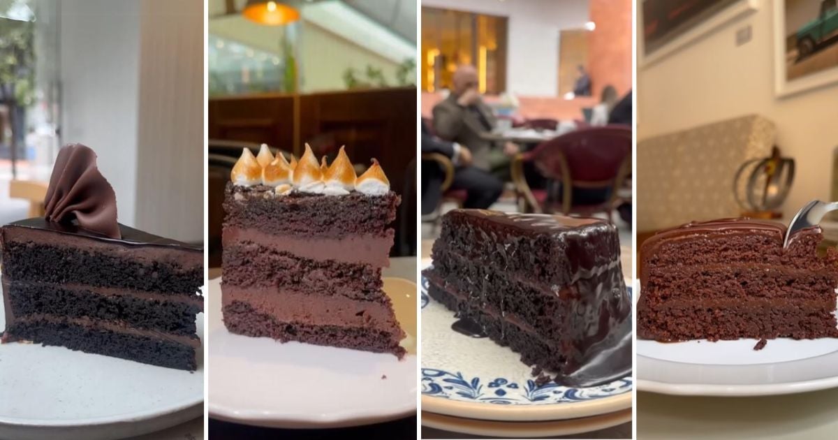 Cuáles son los cuatro mejores lugares para comer torta de chocolate en Bogotá