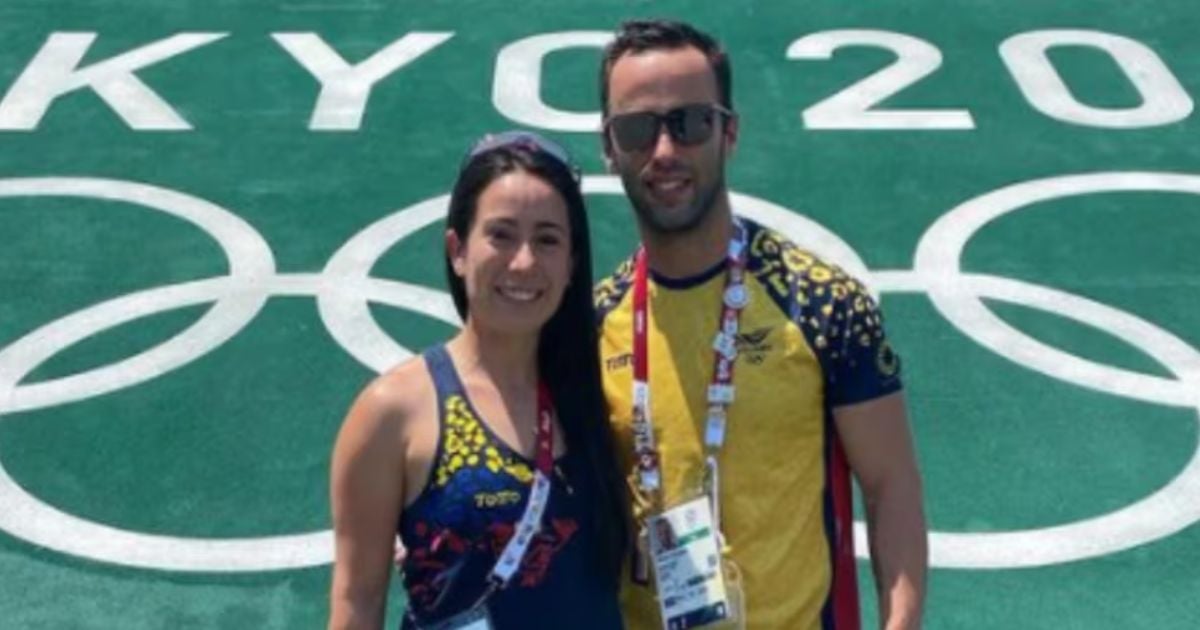 ¿Por qué el esposo francés de Mariana Pajón, que representó a Colombia en Tokio, no estuvo en París?