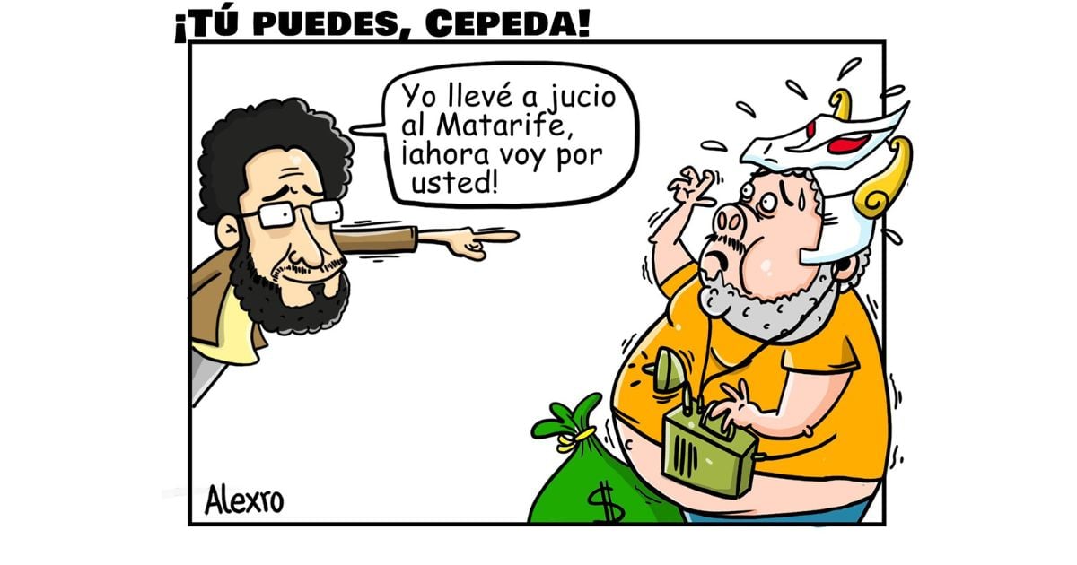 Caricatura: ¡Tú puedes, Cepeda!