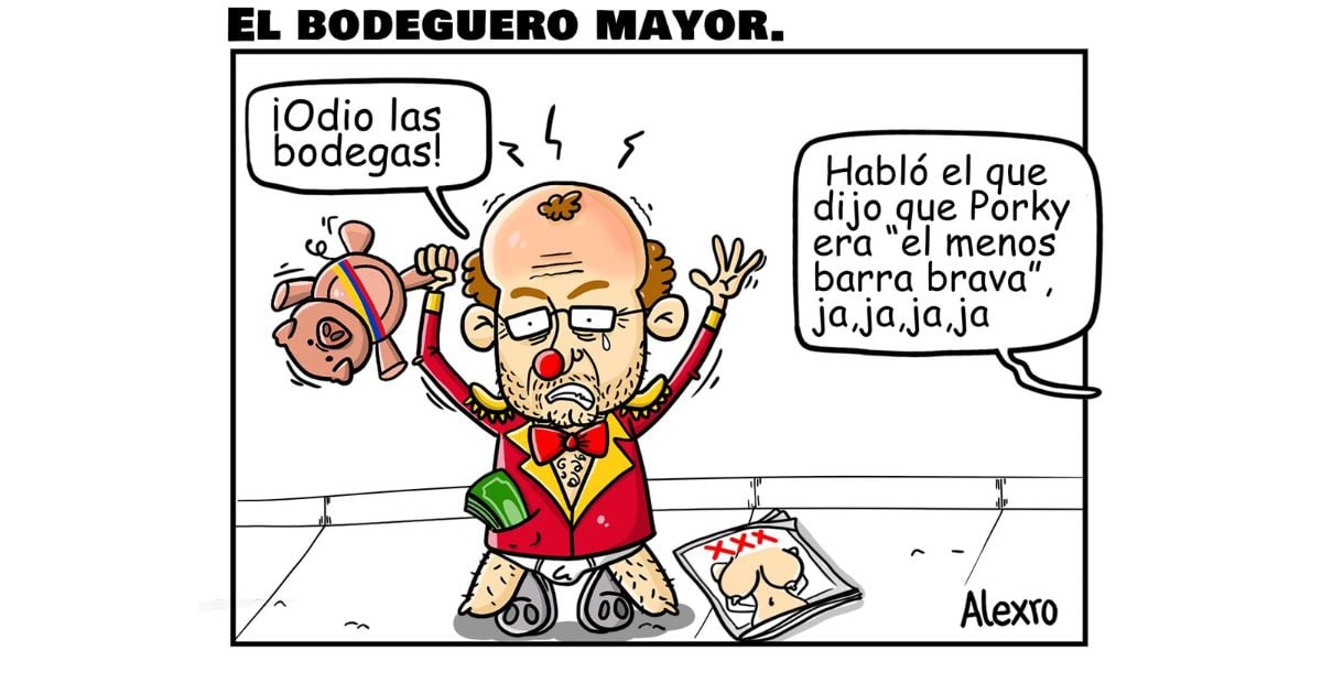 Caricatura: El bodeguero mayor