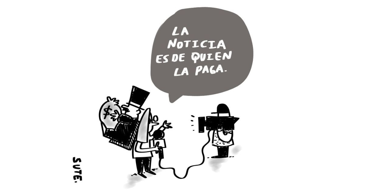 Caricatura: Fuentes, silencios y patrocinadores