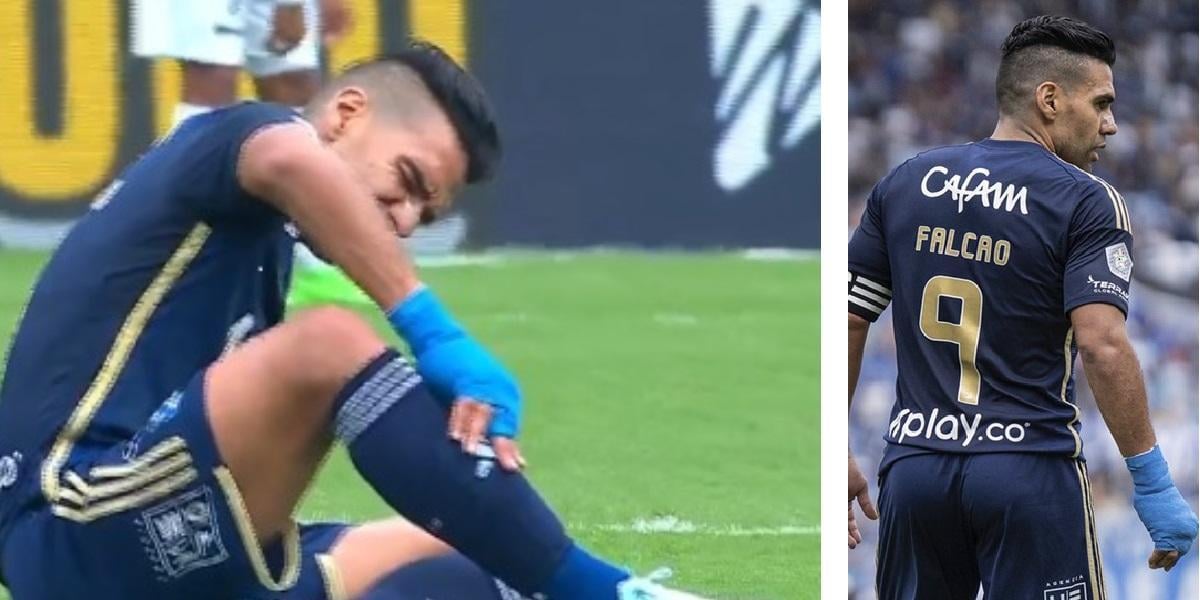 Otra vez el infortunio de Falcao: el tigre volvió a lesionarse