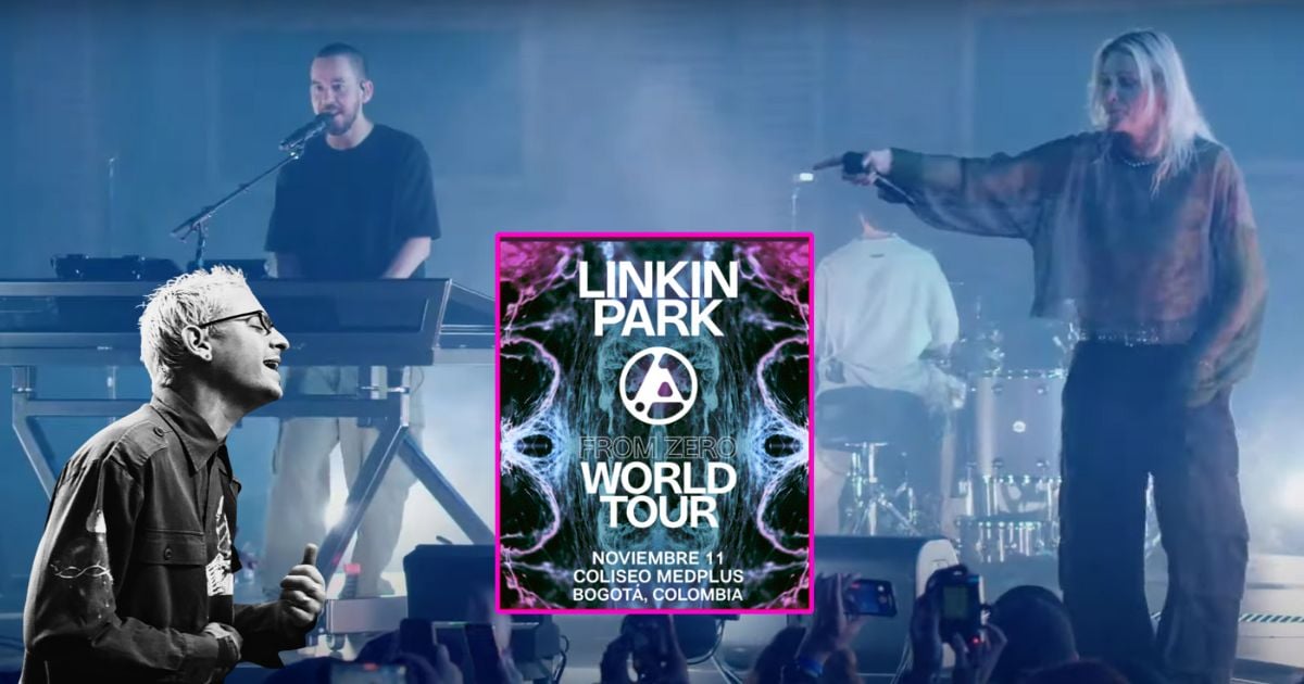 Así será la gira mundial de Linkin Park en la que Bogotá será su única parada en Latinoamérica