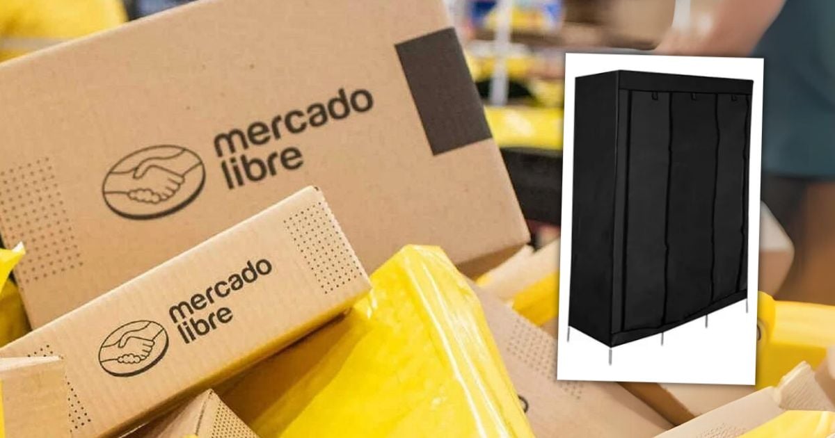 El closet fácil de armar de Mercado Libre que vale menos de $100 mil y tiene envío gratis