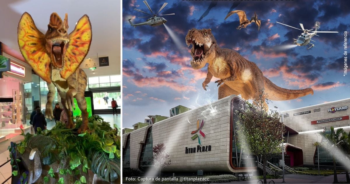 El plan en el Centro Comercial Titán para ir a conocer dinosaurios completamente gratis