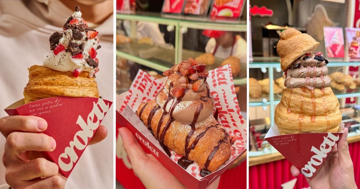 El lugar para comer ricos croissants rellenos de helado en Bogotá; son baratos y muy recomendados