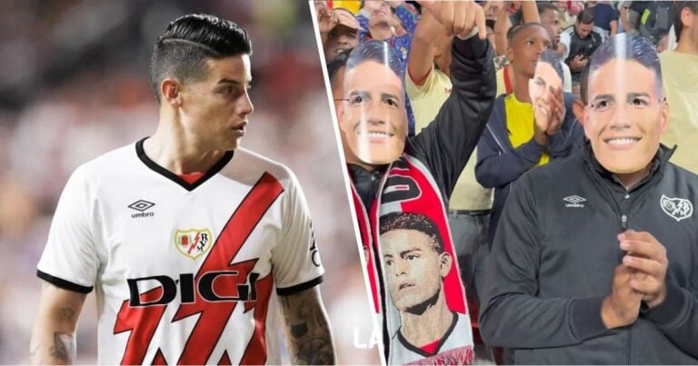 Debut de James Rodríguez en Rayo Vallecano - Debut de James Rodríguez en Rayo Vallecano: la locura que desató el 10 con su regreso a España