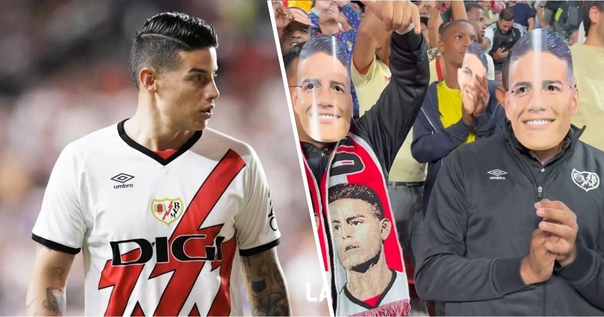 La locura que desató James Rodríguez con su debut en Rayo Vallecano