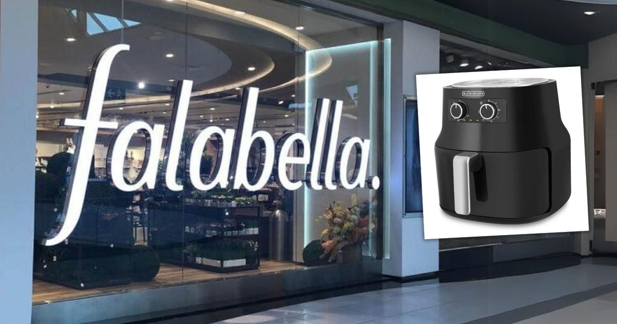 La freidora de aire de buen tamaño que está a mitad de precio en Falabella; es de famosa marca