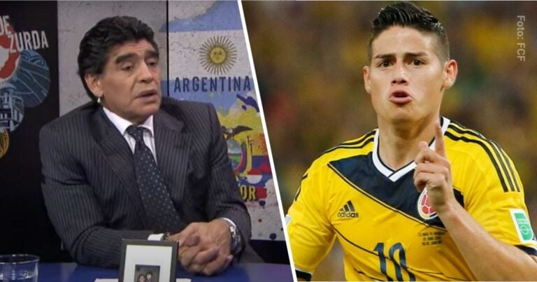 James Rodríguez selección Colombia Maradona - El día que Maradona puso a James Rodríguez por encima de Messi