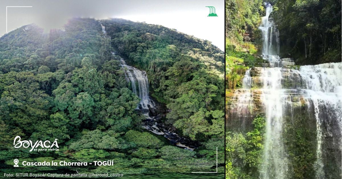 Cómo conocer la cascada La Chorrera de Boyacá y por qué es tan imponente